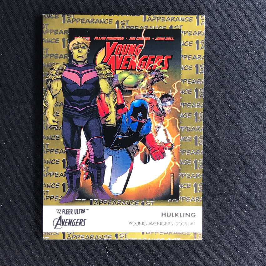 2022 Fleer Ultra Avengers HULKLING 1st Appearances Base #13