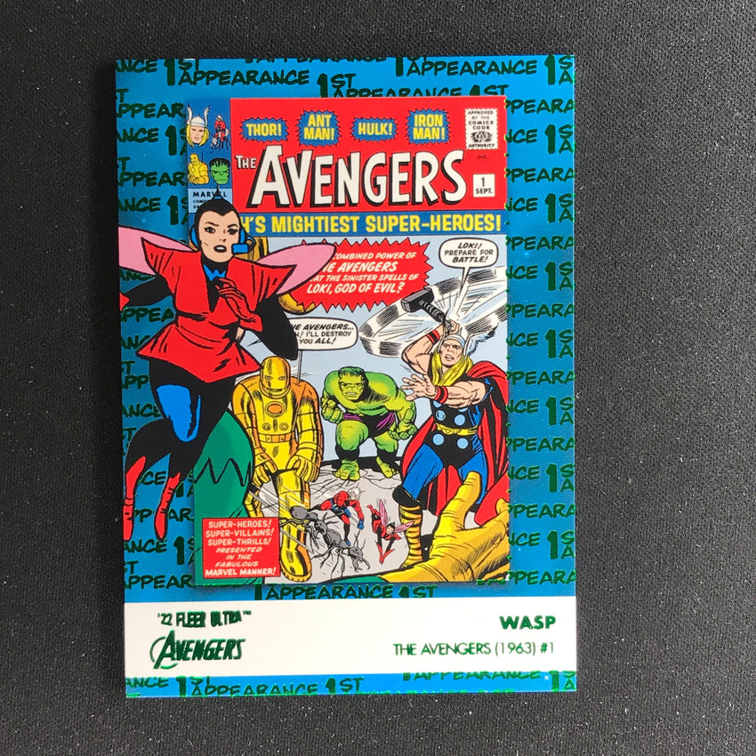 2022 Fleer Ultra Avengers WASP 1st Appearances Green Foil #3