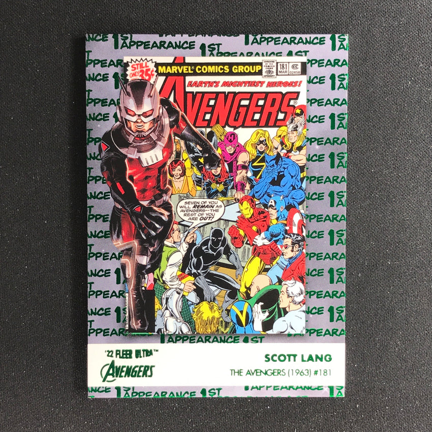 2022 Fleer Ultra Avengers SCOTT LANG 1st Appearances Green Foil #9