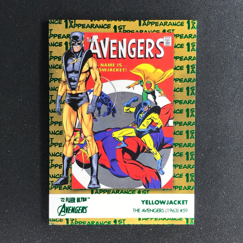 2022 Fleer Ultra Avengers YELLOW JACKET 1st Appearances Green Foil #10