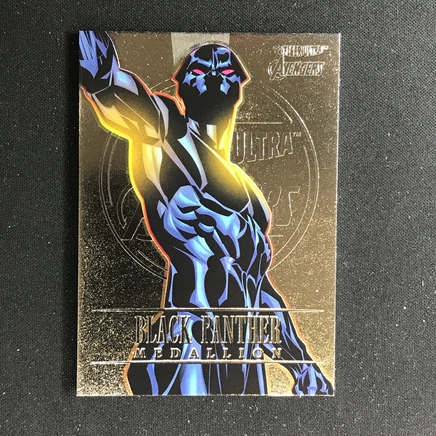 2022 Fleer Ultra Avengers BLACK PANTHER Medallions Base #4