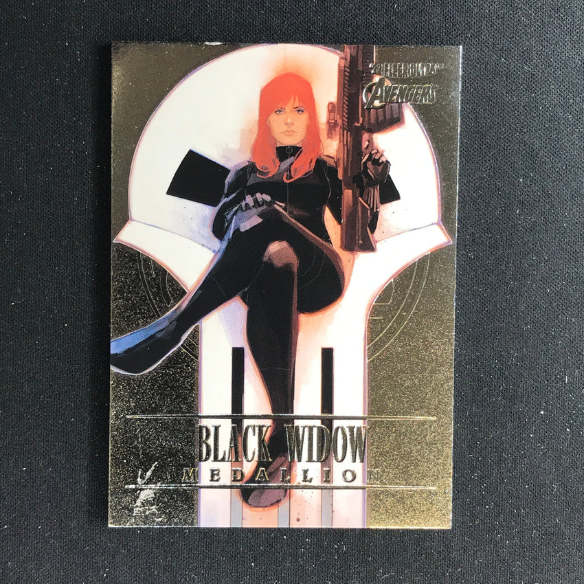 2022 Fleer Ultra Avengers BLACK WIDOW Medallions Base #5