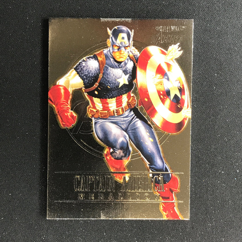 2022 Fleer Ultra Avengers Captain America Medallions Base No 6