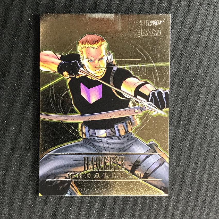 2022 Fleer Ultra Avengers HAWKEYE Medallions Base #15