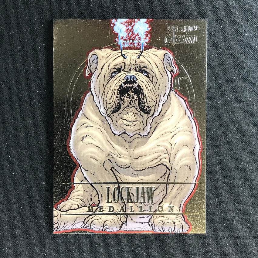 2022 Fleer Ultra Avengers LOCKJAW Medallions Base #23