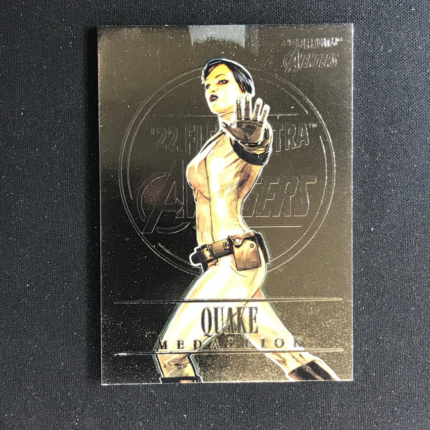 2022 Fleer Ultra Avengers QUAKE Medallions Base #35