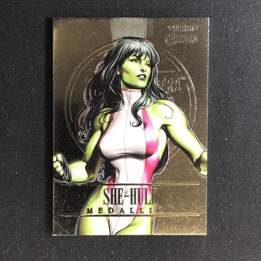 2022 Fleer Ultra Avengers She-hulk Medallions Base No 37
