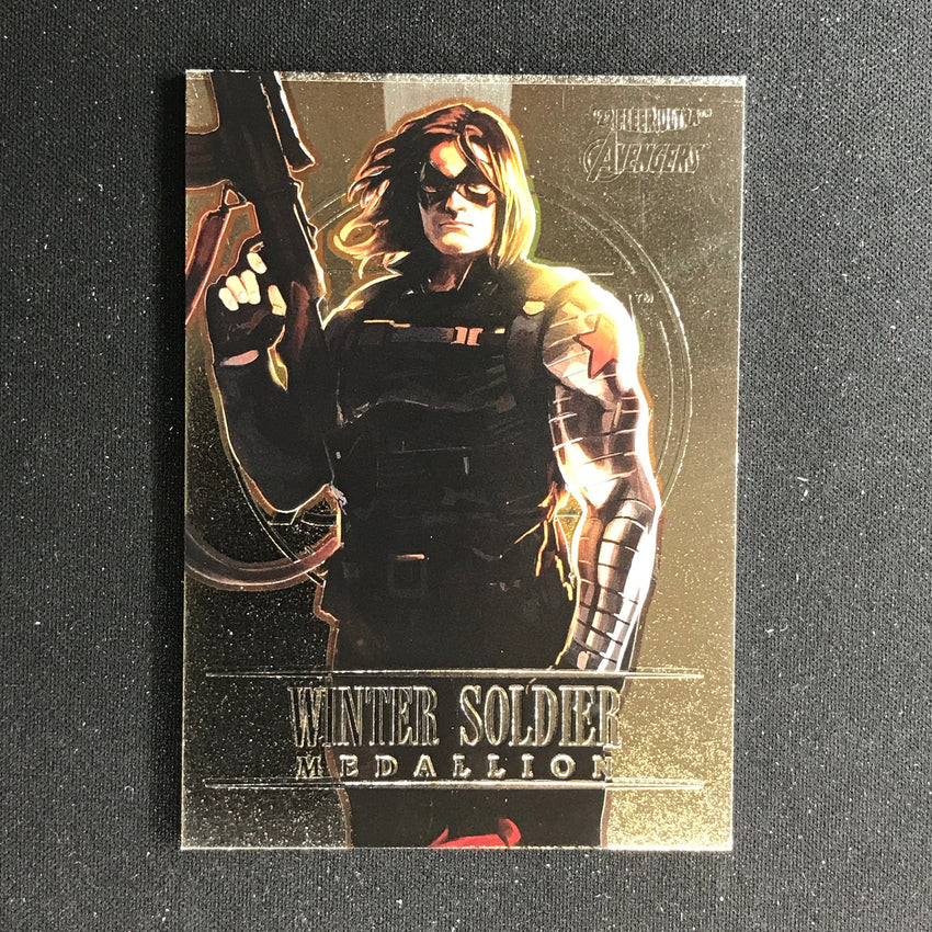 2022 Fleer Ultra Avengers WINTER SOLDIER Medallions Base #50