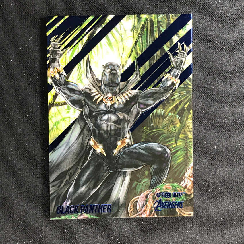2022 Fleer Ultra Avengers Black Panther Base Blue Foil 259/360