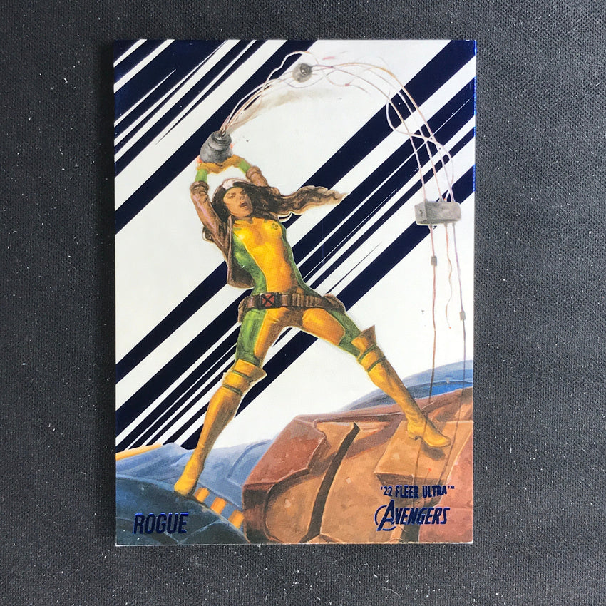 2022 Fleer Ultra Avengers Rogue Base Blue Foil 225/360