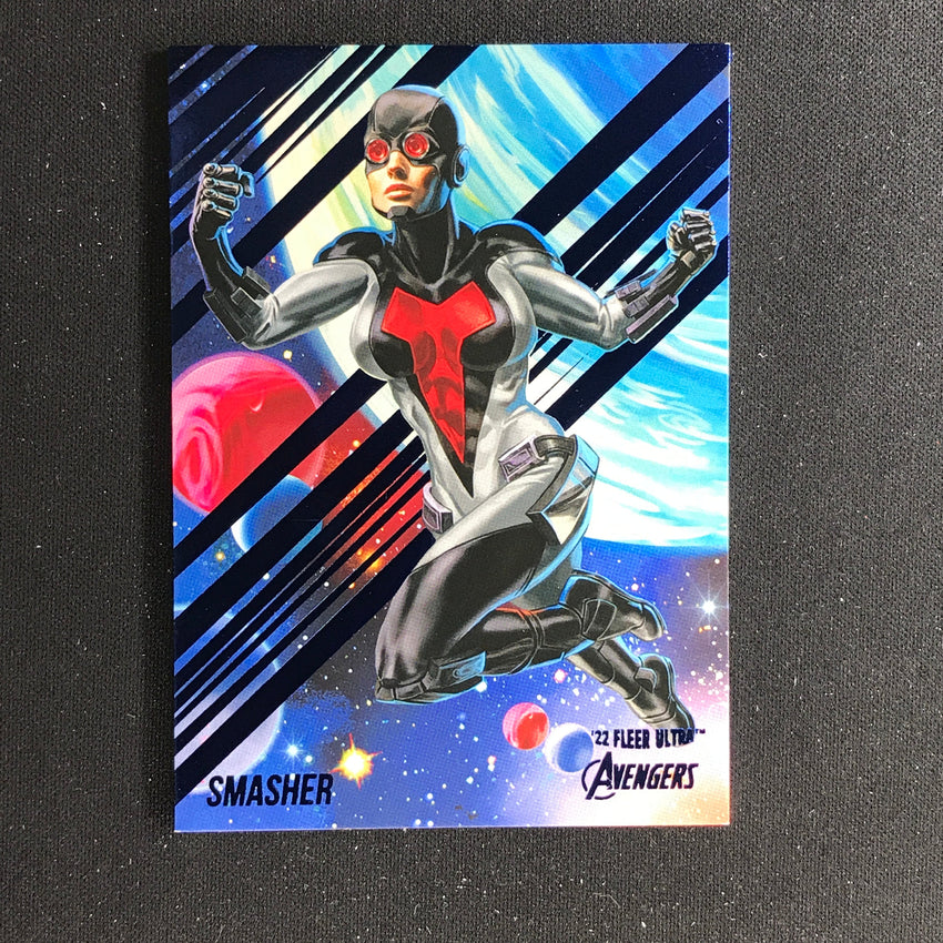 2022 Fleer Ultra Avengers Smasher Base Blue Foil 206/360