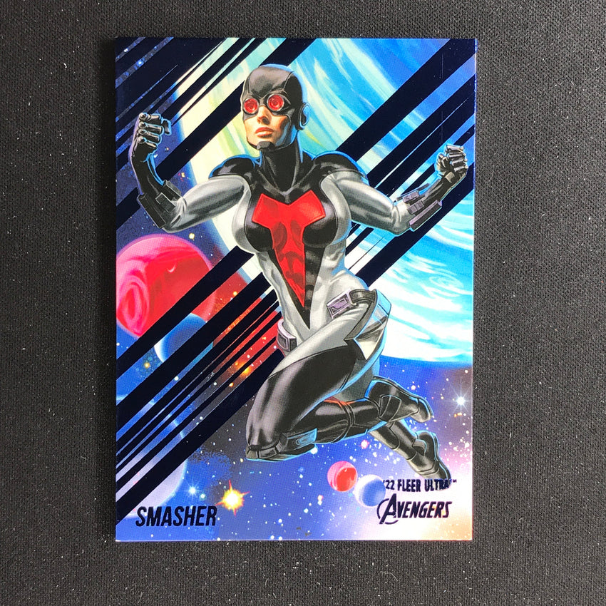 2022 Fleer Ultra Avengers Smasher Base Blue Foil 309/360