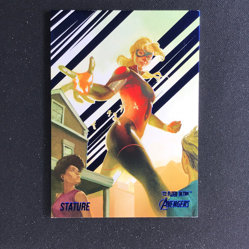 2022 Fleer Ultra Avengers Stature Base Blue Foil 248/360