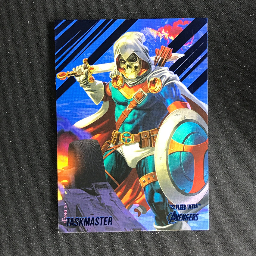 2022 Fleer Ultra Avengers Taskmaster Base Blue Foil 330/360