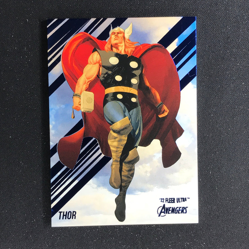 2022 Fleer Ultra Avengers Thor Base Blue Foil 169/360