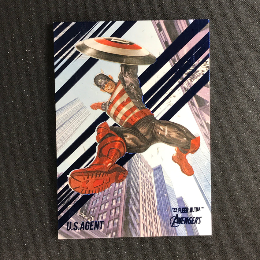 2022 Fleer Ultra Avengers U.s Agent Base Blue Foil 231/360