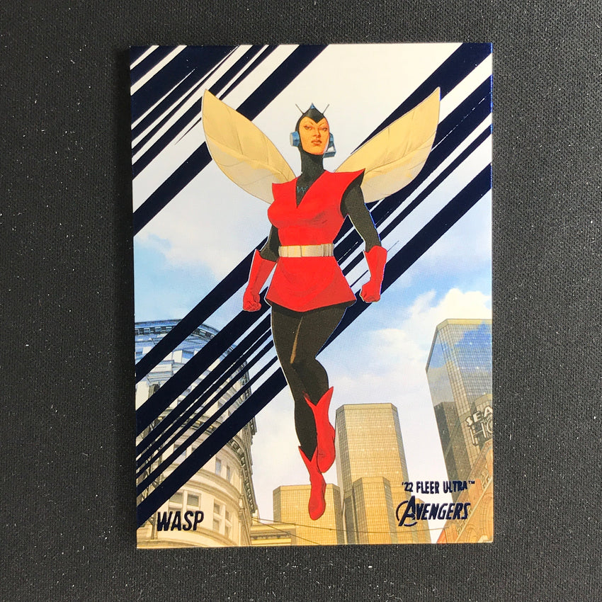 2022 Fleer Ultra Avengers Wasp Base Blue Foil 151/360