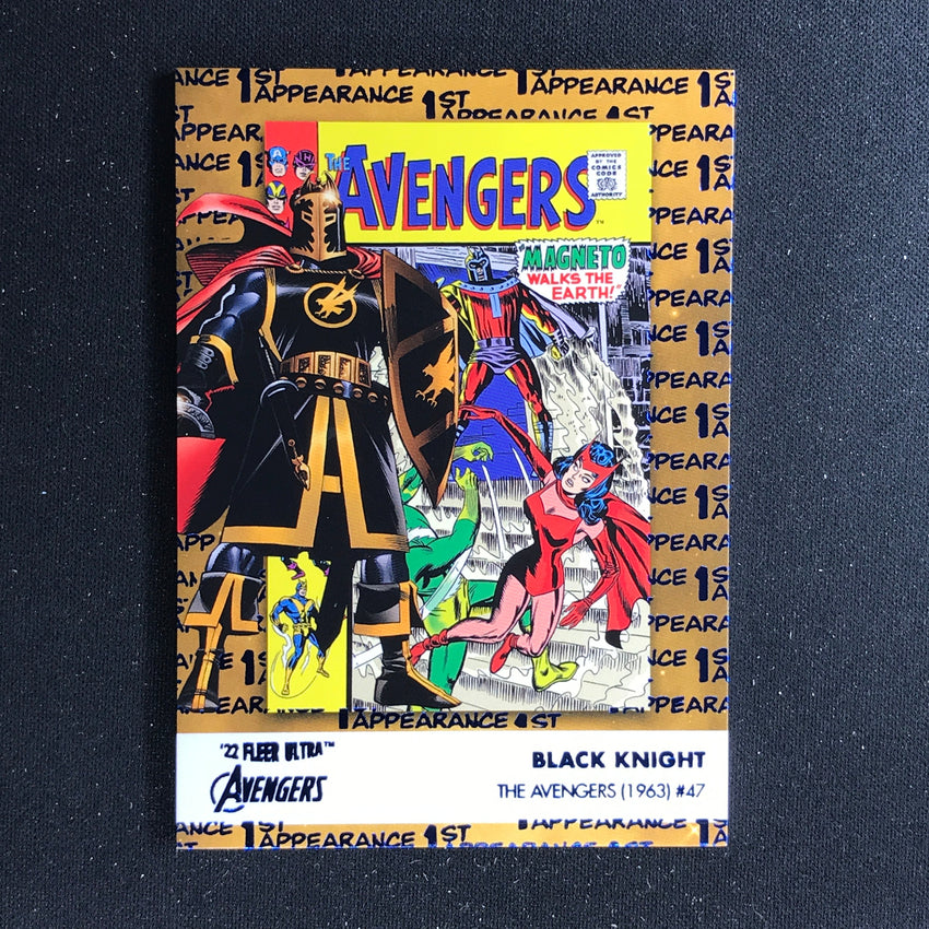 2022 Fleer Ultra Avengers Black Knight 1st Appearances Blue Foil 245/360