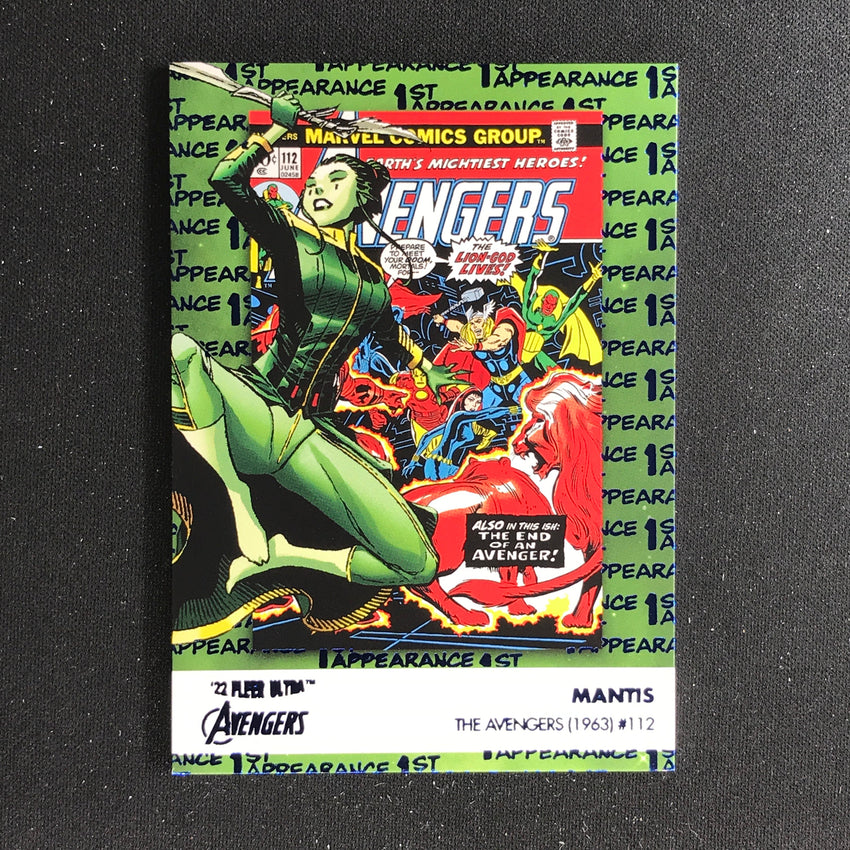 2022 Fleer Ultra Avengers Mantis 1st Appearances Blue Foil 132/360