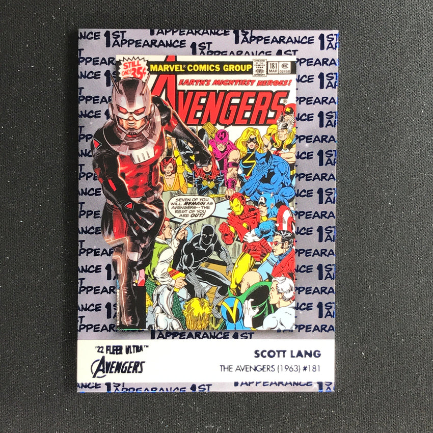 2022 Fleer Ultra Avengers Scott Lang 1st Appearances Blue Foil 024/360