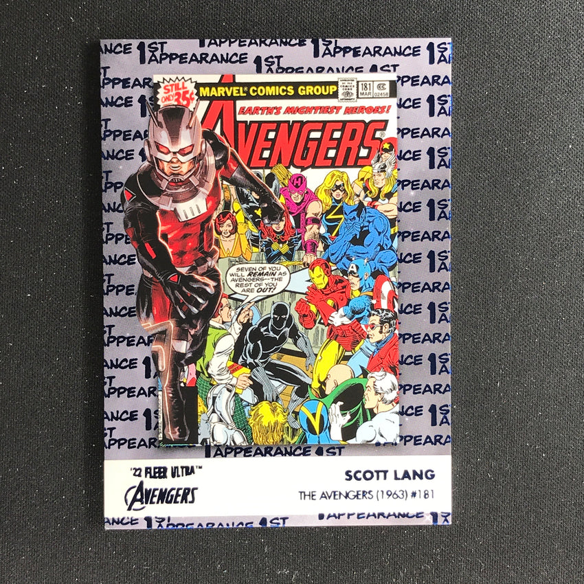 2022 Fleer Ultra Avengers Scott Lang 1st Appearances Blue Foil 251/360