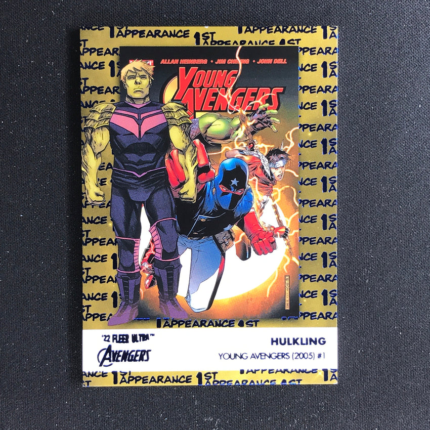 2022 Fleer Ultra Avengers Hulkling 1st Appearances Blue Foil 353/360