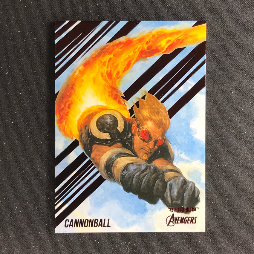2022 Fleer Ultra Avengers Cannonball Base Burgundy Foil 027/141