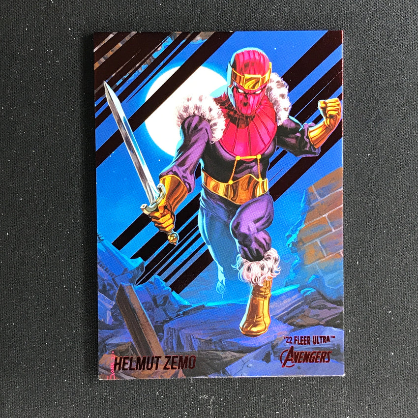 2022 Fleer Ultra Avengers Helmut Zemo Base Burgundy Foil 093/141