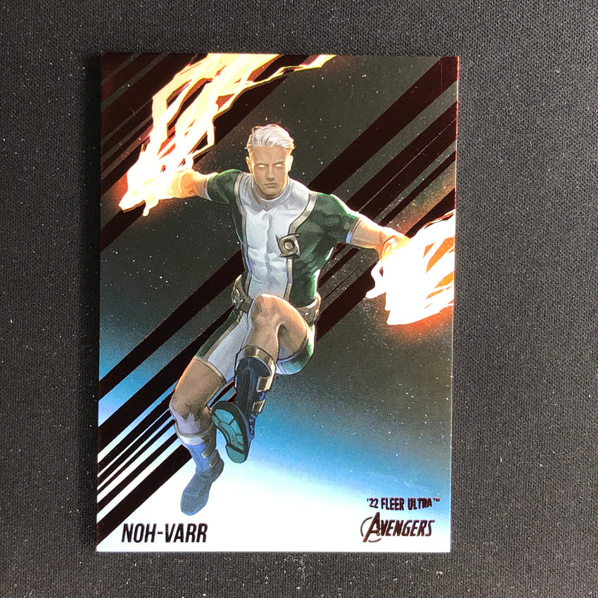 2022 Fleer Ultra Avengers Noh-varr Base Burgundy Foil 060/141