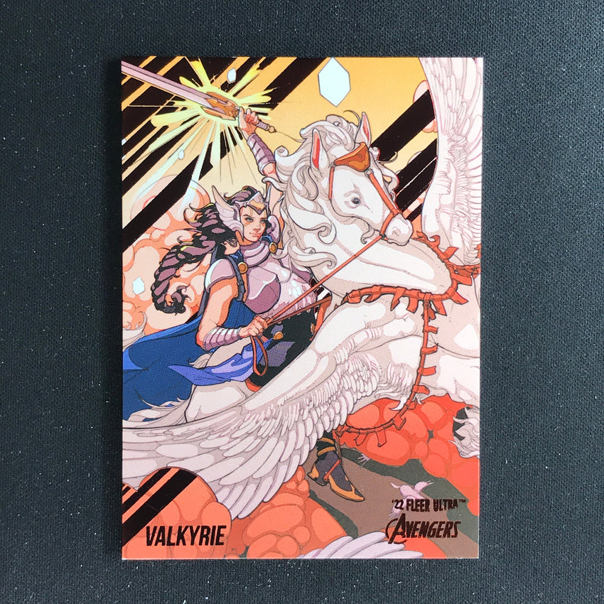 2022 Fleer Ultra Avengers Valkyrie Base Burgundy Foil 106/141
