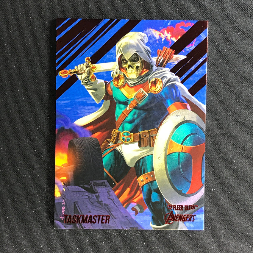 2022 Fleer Ultra Avengers Taskmaster Base Burgundy Foil 116/141