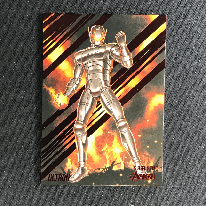 2022 Fleer Ultra Avengers Ultron Base Burgundy Foil 129/141