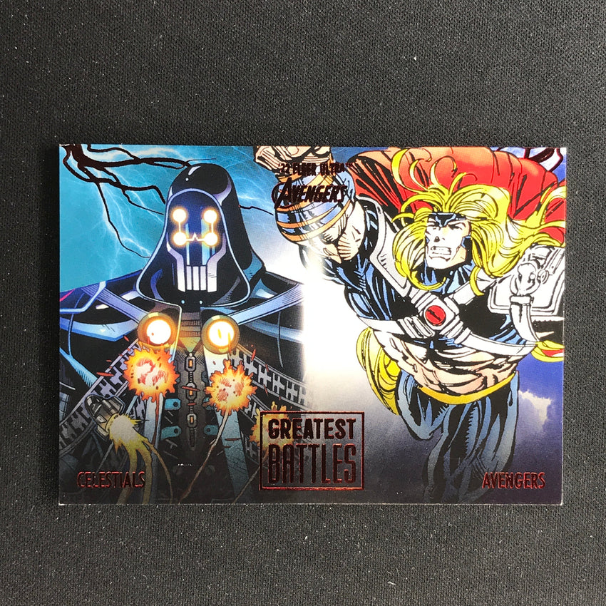 2022 Fleer Ultra Avengers Heroes Reborn Greatest Battles Burgundy Foil 119/141