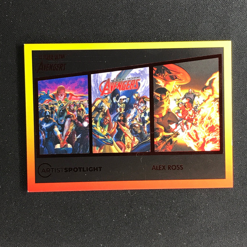 2022 Fleer Ultra Avengers Alex Ross Artist Spotlight Burgundy Foil 119/141