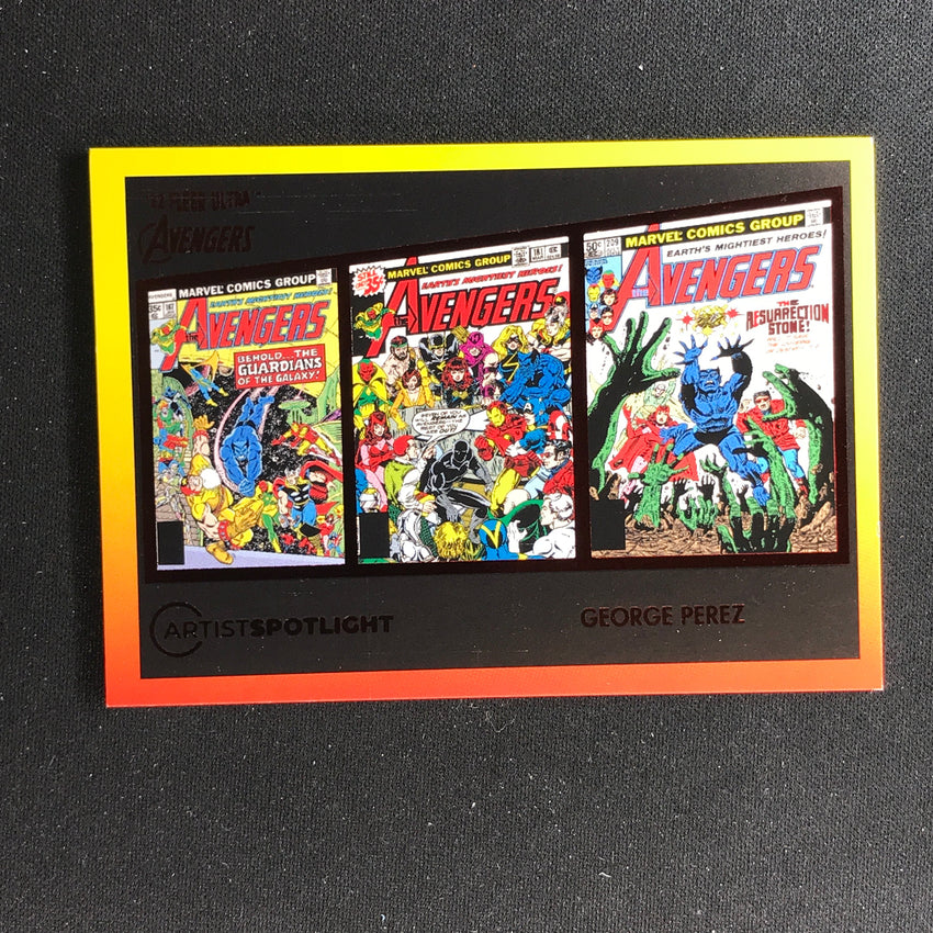 2022 Fleer Ultra Avengers George Perez Artist Spotlight Burgundy Foil 008/141