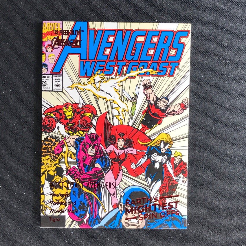 2022 Fleer Ultra Avengers West Coast Avengers Mightiest Spin-offs Red Foil 30/63