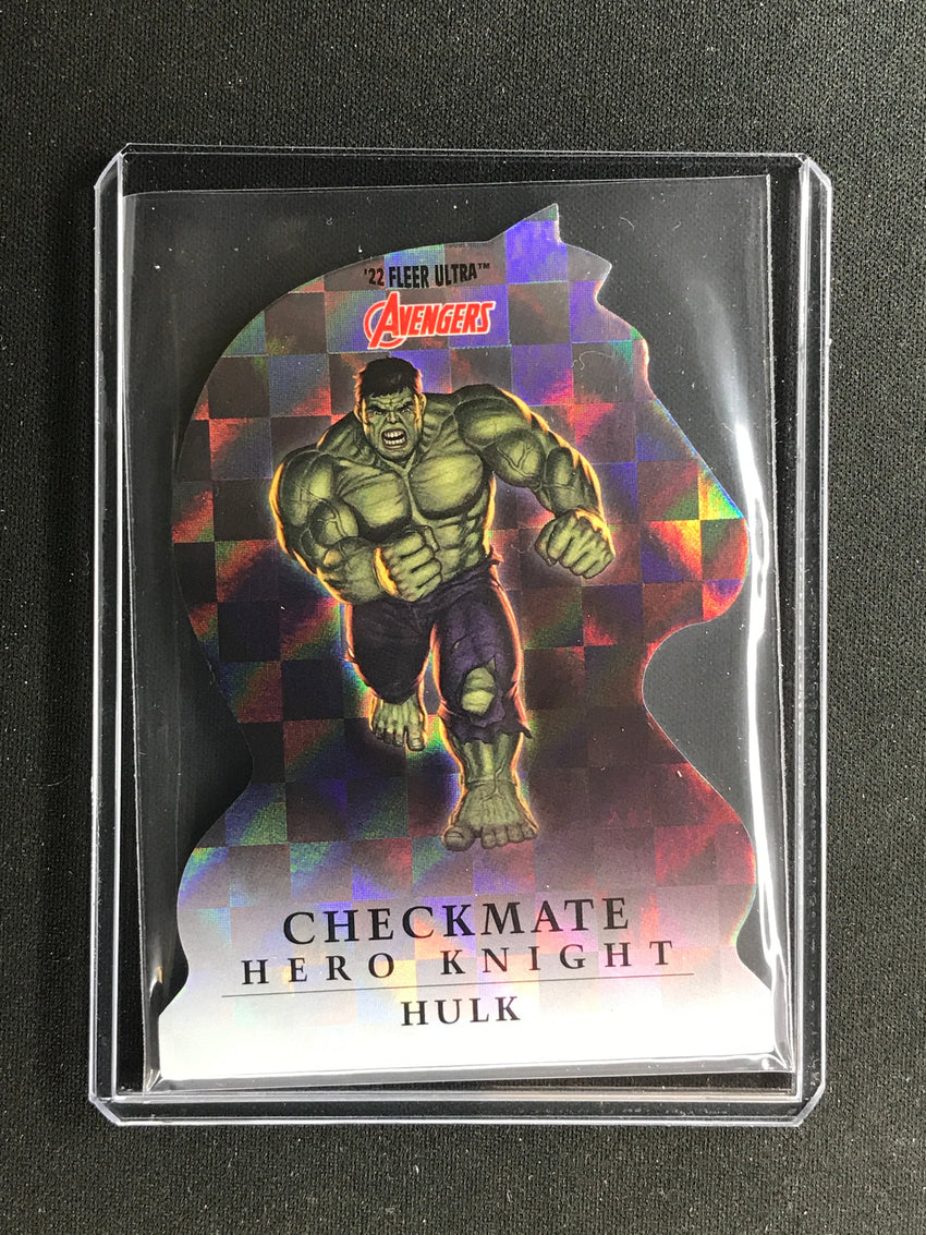 2022 Fleer Ultra Avengers HULK Checkmate Die-Cut Hero Knight #12 SP