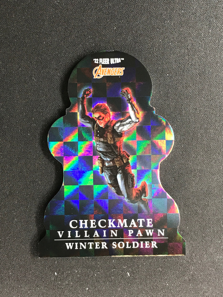 2022 Fleer Ultra Avengers WINTER SOLDIER Checkmate Die-Cut Villain Pawn #19
