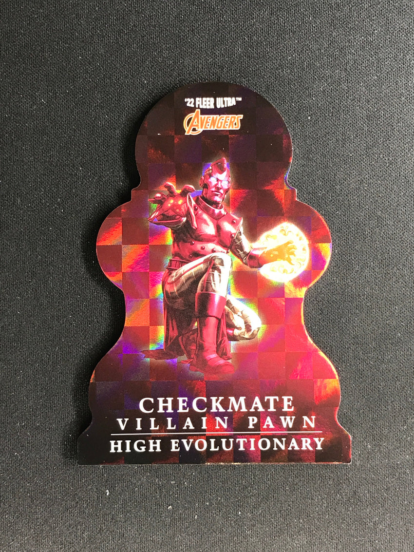 2022 Fleer Ultra Avengers HIGH EVOLUTIONARY Checkmate Die-Cut Villain Pawn #24