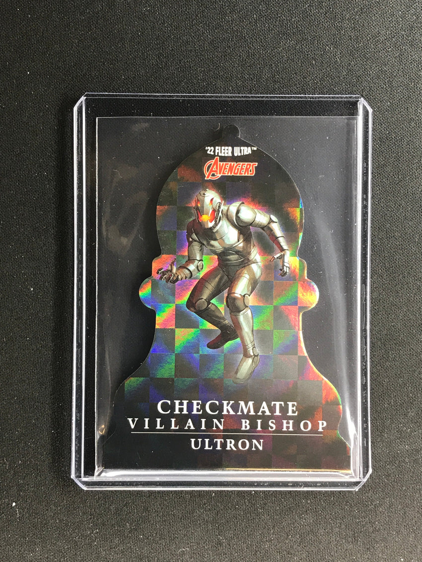 2022 Fleer Ultra Avengers ULTRON Checkmate Die-Cut Villain Bishop #29 SP