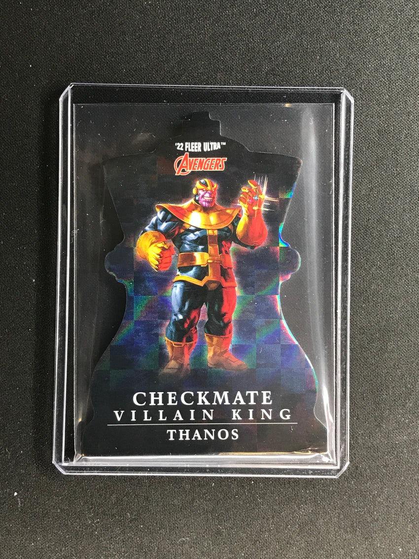2022 Fleer Ultra Avengers Thanos Checkmate Die-cut Villain King No 31 Ssp