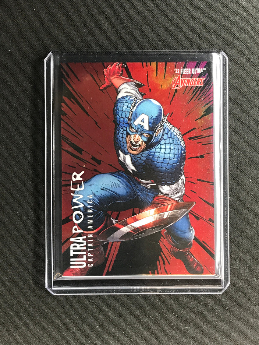 2022 Fleer Ultra Avengers CAPTAIN AMERICA Ultra Power #1