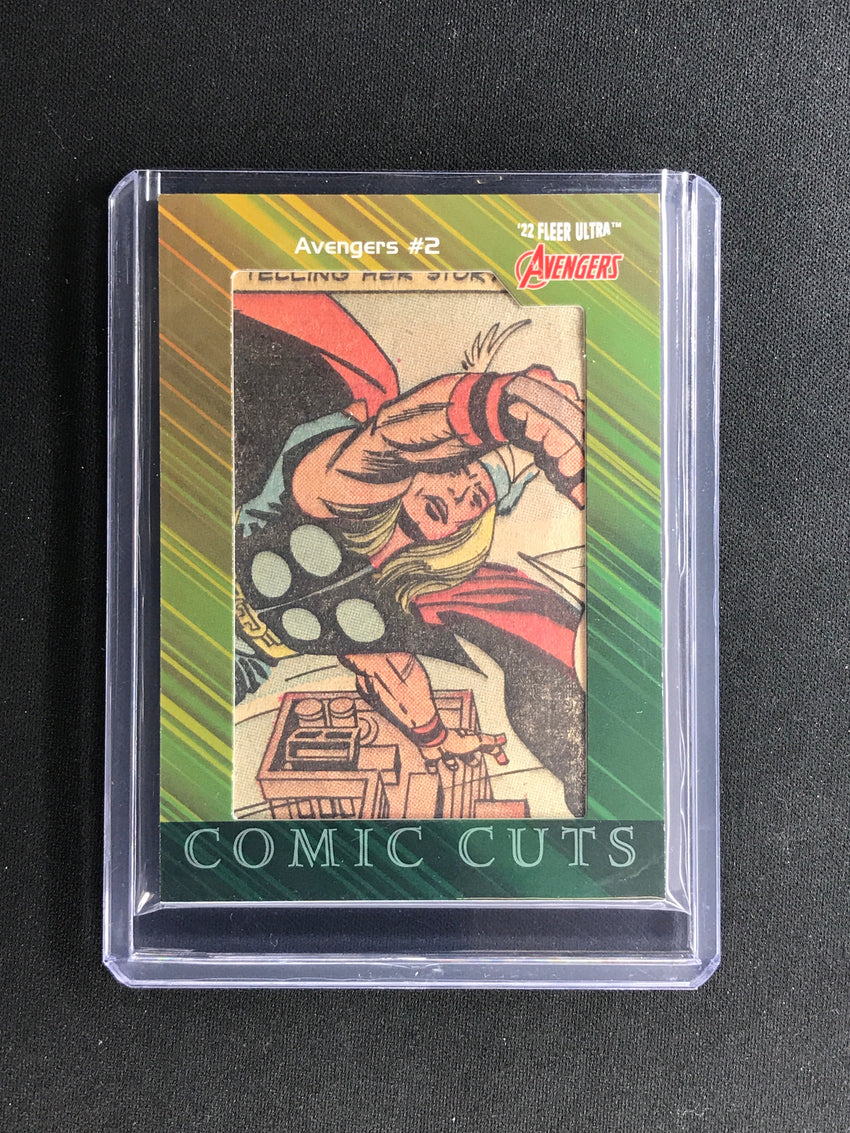 2022 Fleer Ultra Avengers Avengers No 2 Cc-avg2 Comic Clippings Cuts 19/25 Thor