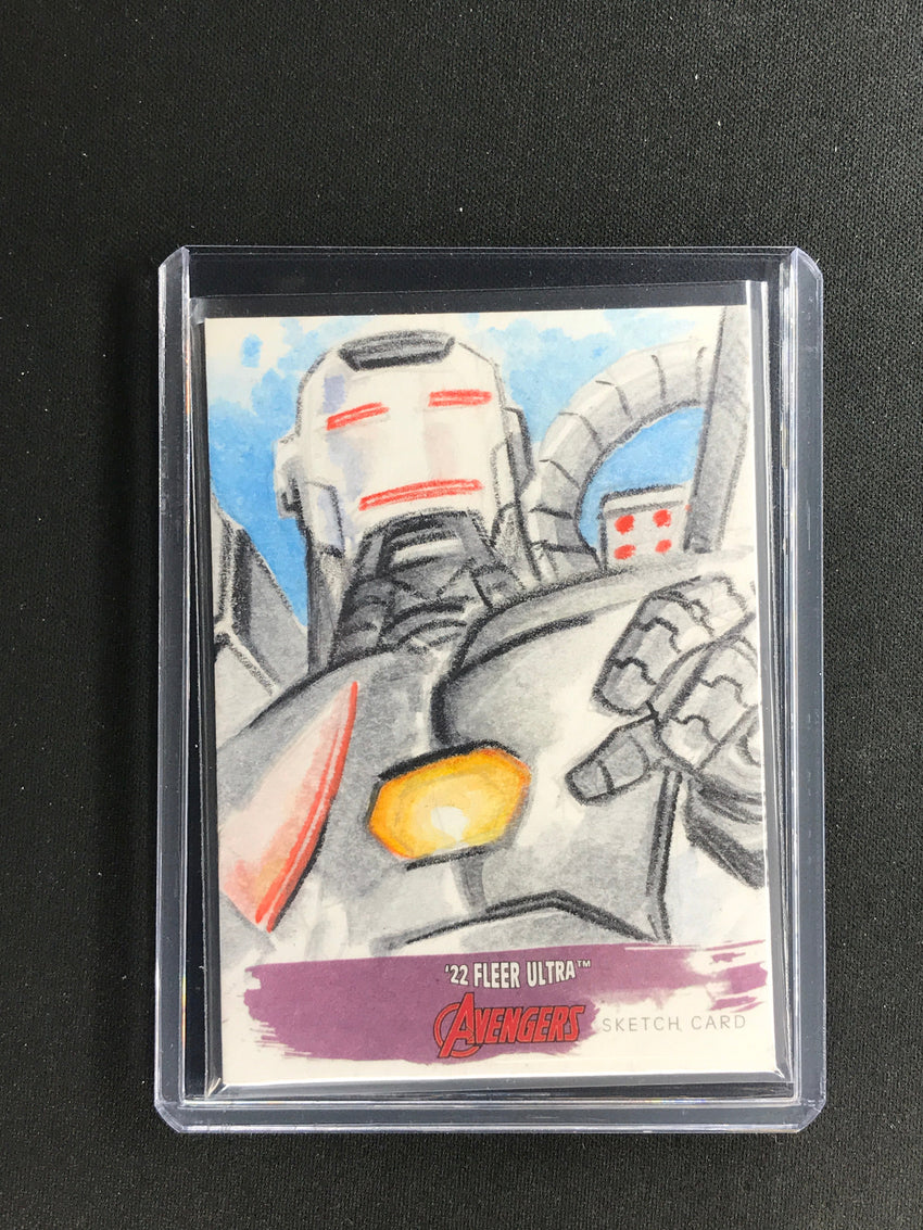 2022 Fleer Ultra Avengers War Machine Sketch Card 1/1 Jason Sobol