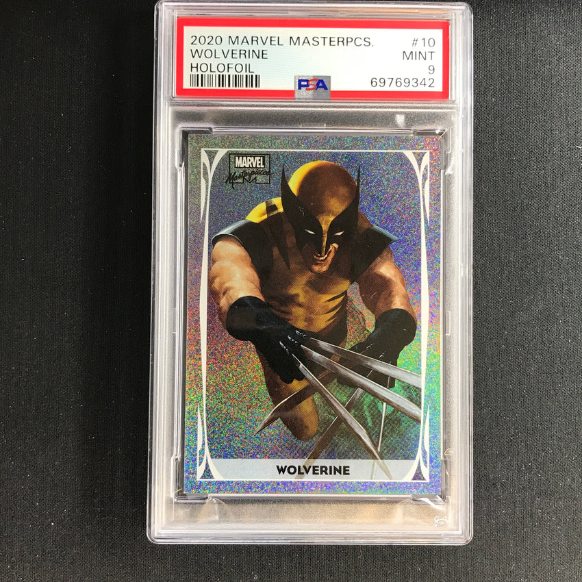 2020 Marvel Masterpieces Wolverine Holofoil No 10 PSA 9 342