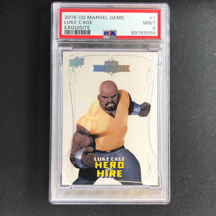 2016 Marvel Gems Luke Cage Exquisite 168/199 PSA 9 566