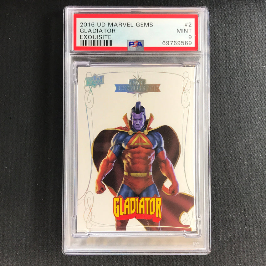 2016 Marvel Gems Gladiator Exquisite 081/199 PSA 9 569