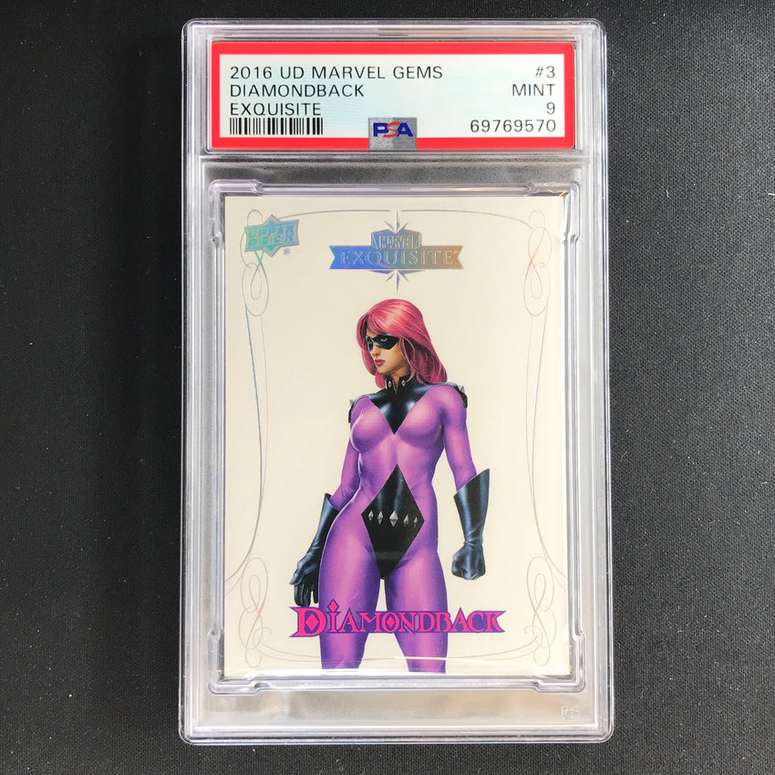 2016 Marvel Gems Diamondback Exquisite 099/199 PSA 9 570