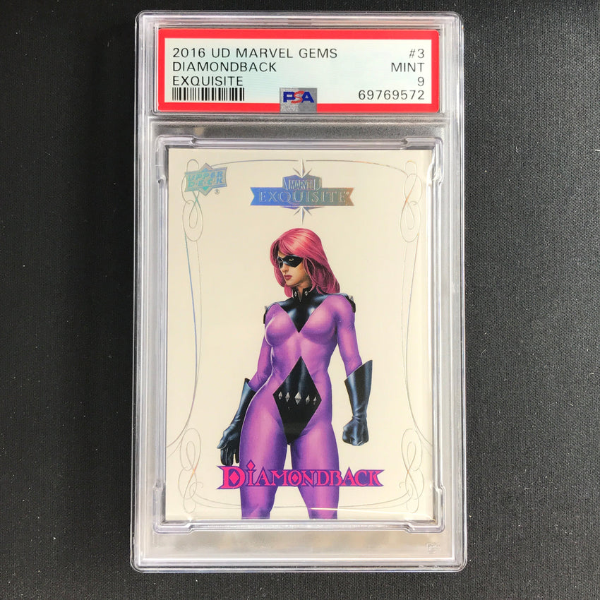 2016 Marvel Gems Diamondback Exquisite 126/199 PSA 9 572