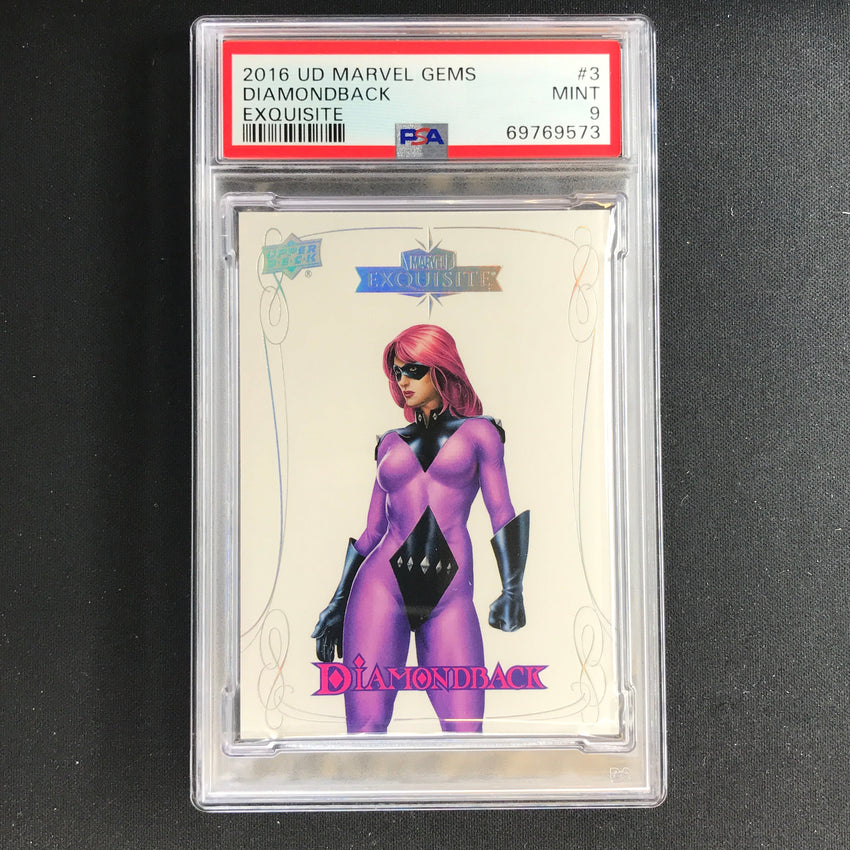 2016 Marvel Gems Diamondback Exquisite 157/199 PSA 9 573
